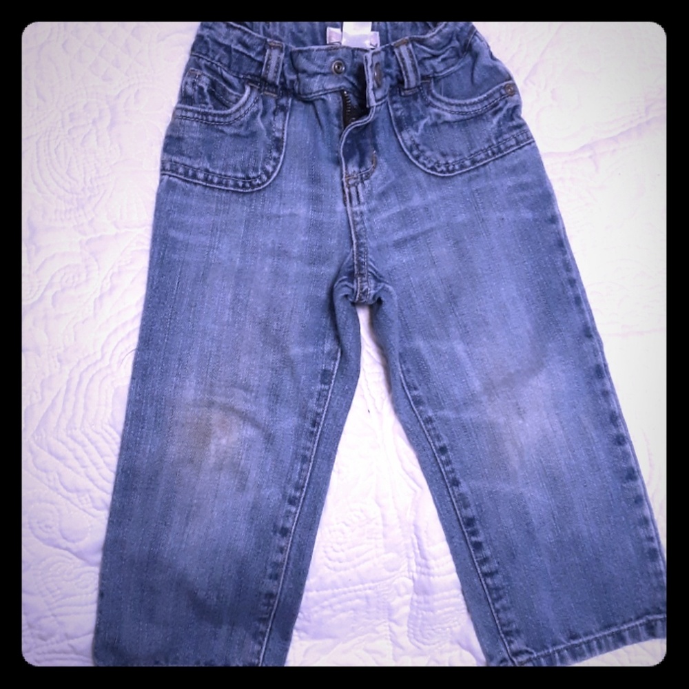 Wide leg toddler jeans